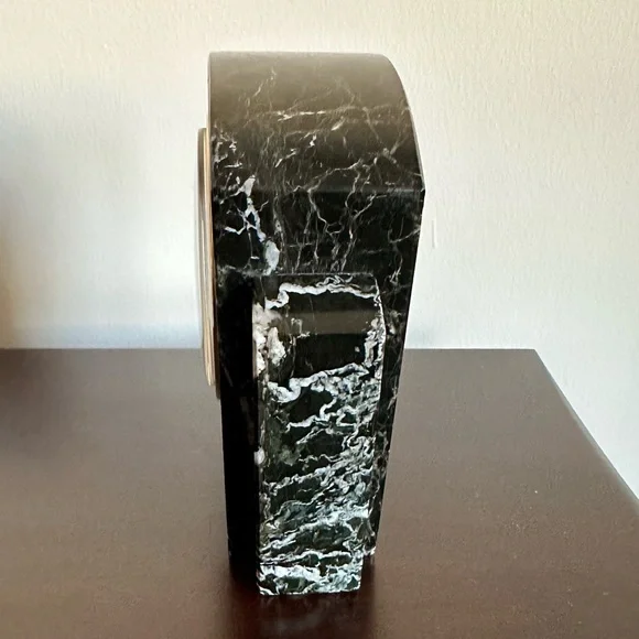 Old Lean Clock Black Marble - Picture 4 of 4